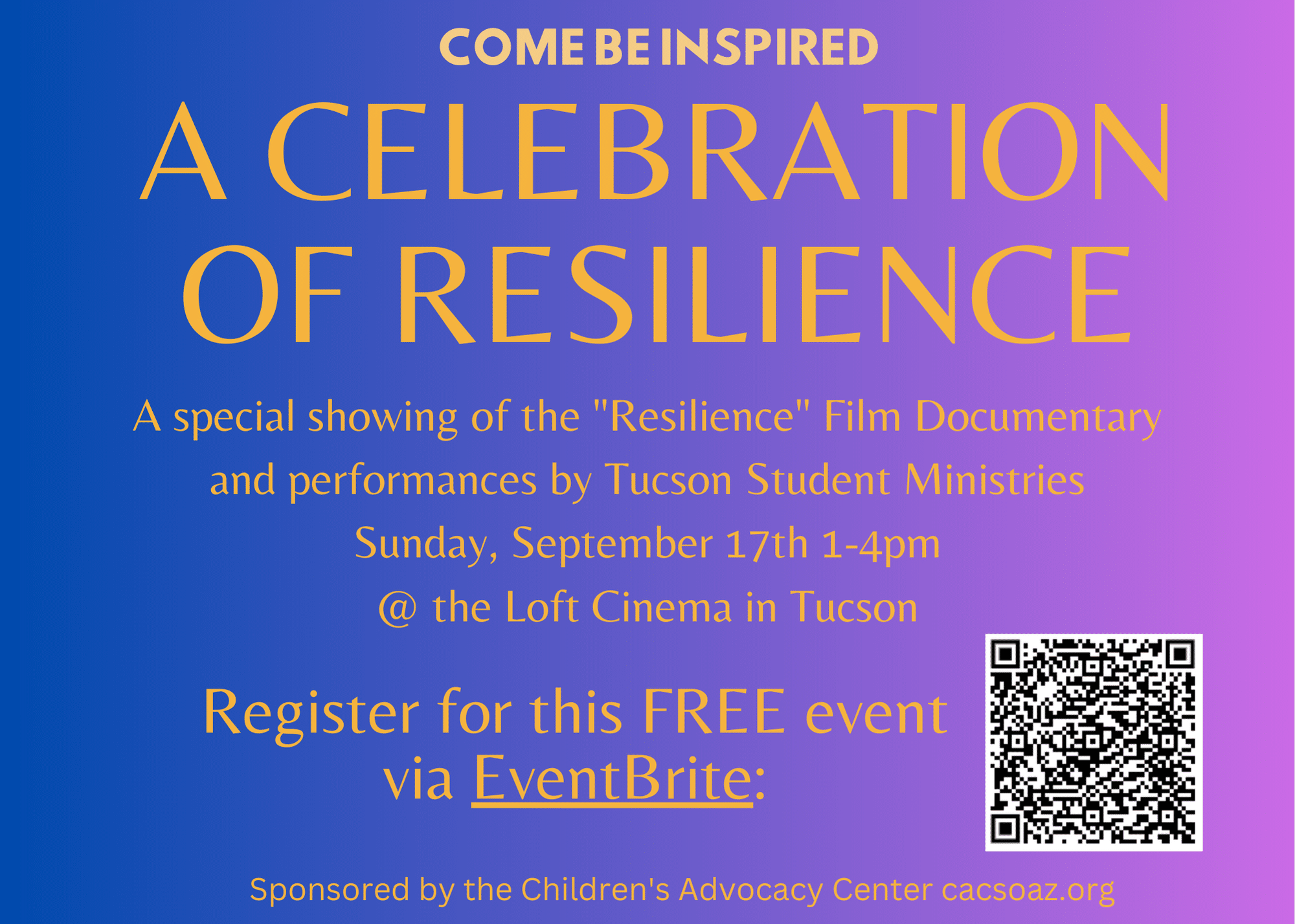 Celebration of Resilience Event